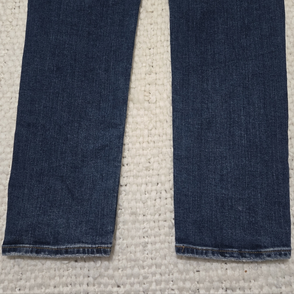 AG Adriano Goldschmied Prima Cigarette Ankle Dark Blue Wash Jeans Size 28R - Picture 9 of 14
